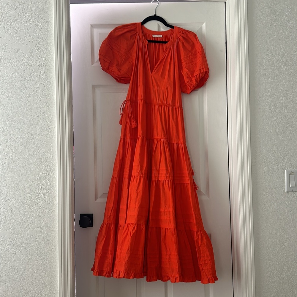 ULLA JOHNSON
Claribel tiered printed cotton-poplin midi dress - Picture 5 of 6